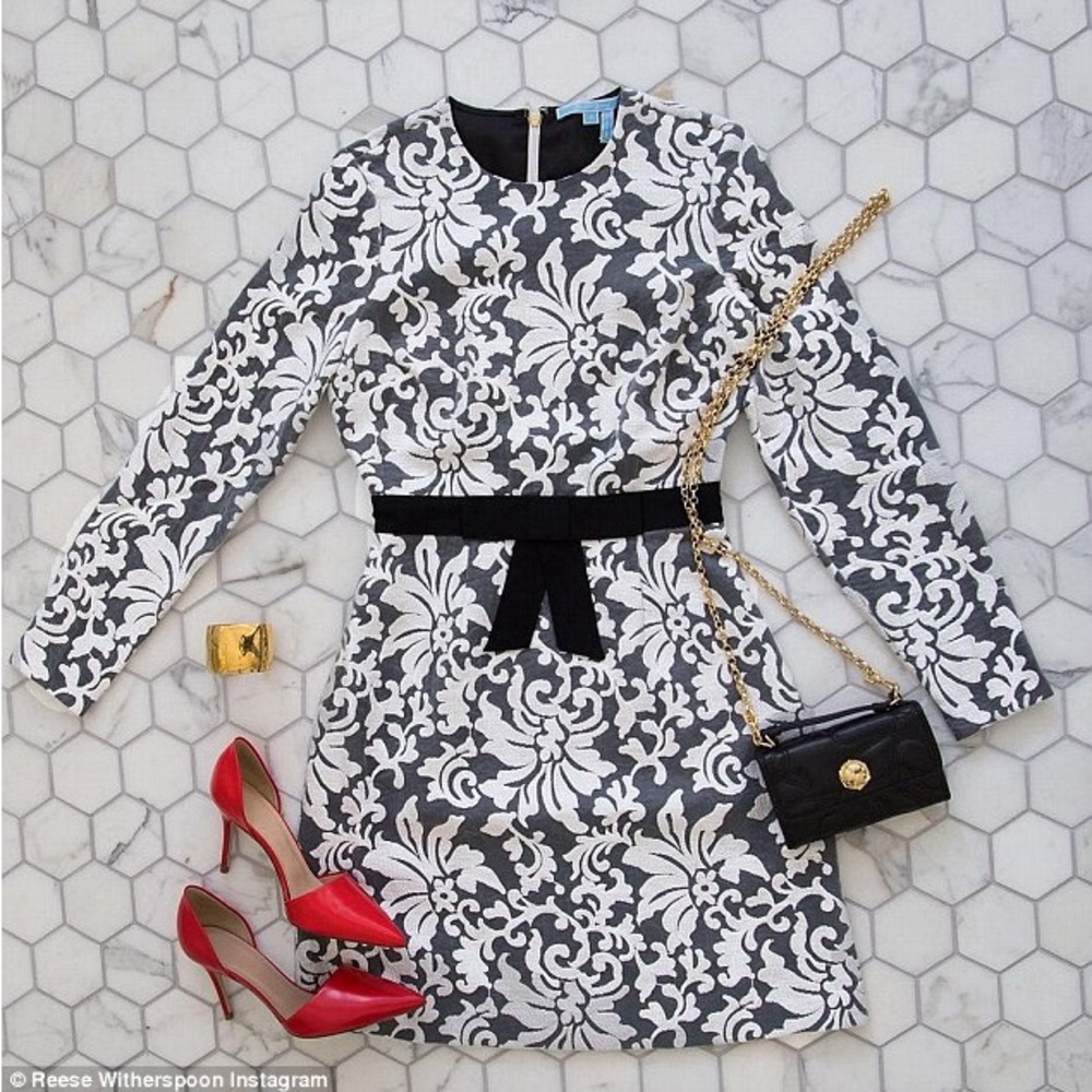 Draper James Long Sleeve Cocktail Dress
